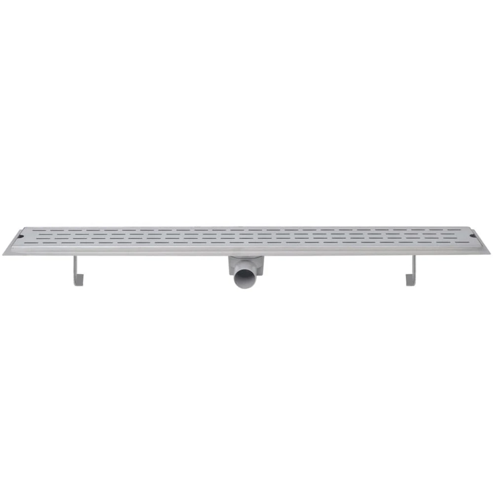 VIDAXL Drain De Douche Linéaire 2pcs Ligne 1030x140mm Acier Inoxydable 5 VIDAXL Drain De Douche Linéaire 2pcs Ligne 1030x140mm Acier Inoxydable – Image 5