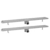 VIDAXL Drain De Douche Linéaire 2 Pc 930 X 140 Mm Acier Inoxydable
