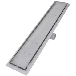 VIDAXL Drain De Douche Linéaire 2 Pcs 730 X 140 Mm Acier Inoxydable -Promos Jardelis Boutique 645d59f895a325.67269375