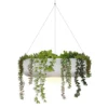 Jardinière Ronde Suspendue Avec éclairage Sans Fil Elba 39 Cm De Diamètre