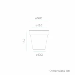 Pot De Fleurs Magnolia 160 ø160x152cm - Bronze 5 Pot De Fleurs Magnolia 160 ø160x152cm - Bronze -Promos Jardelis Boutique 6470a366ae4228.90207969