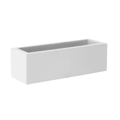 Jardinière Jara 100x40x36cm - Blanc