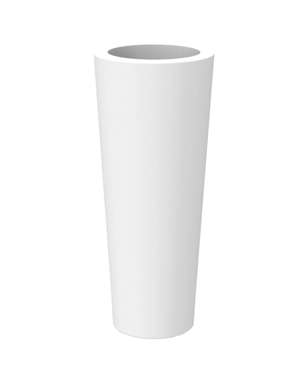 Pot De Fleurs Ficus 80 ø29x79cm - Blanc 1 Pot De Fleurs Ficus 80 ø29x79cm - Blanc