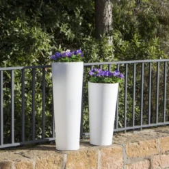 Pot De Fleurs Ficus 80 ø29x79cm - Blanc 7 Pot De Fleurs Ficus 80 ø29x79cm - Blanc -Promos Jardelis Boutique 6470a391b5d372.36133991