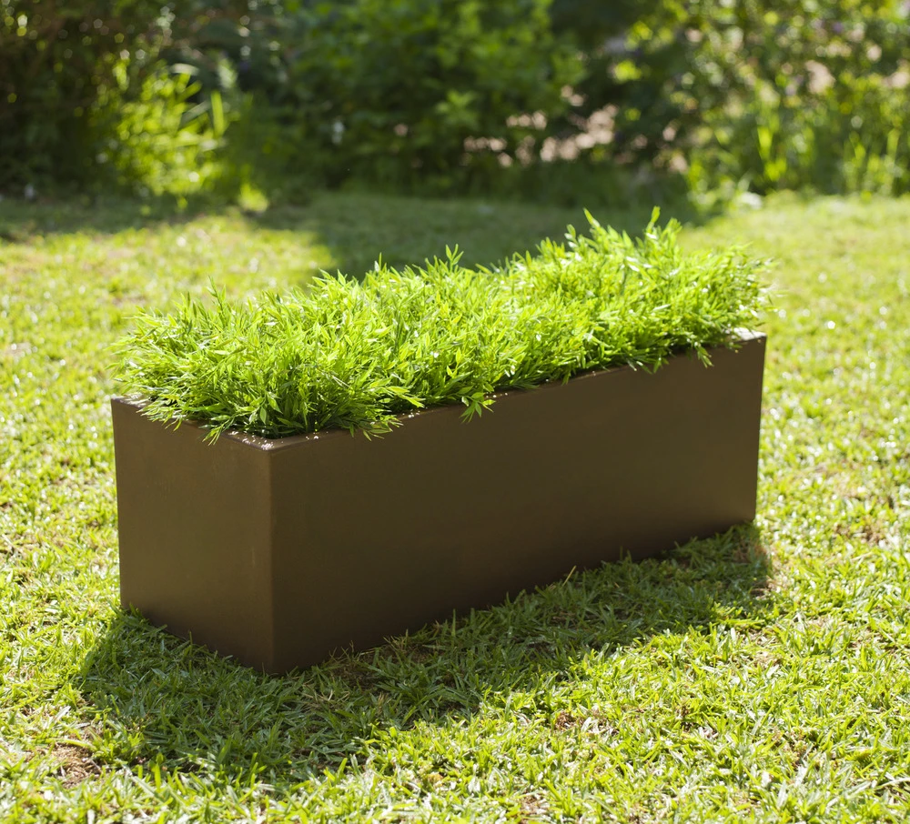 Jardinière Jara 100x35x32cm - Bronze 2 Jardinière Jara 100x35x32cm - Bronze – Image 2