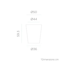 Pot De Fleurs Gerbera ø50x59,5cm - Bronze -Promos Jardelis Boutique 6478c7f8795ad1.12709048