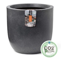 Pot à Fleurs Waste Smooth 43x41 Cm Gris -Promos Jardelis Boutique 64798961a161d9.15387608