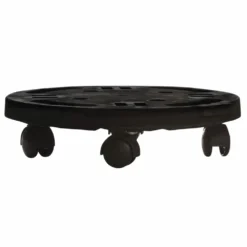 VIDAXL Support Sur Roulettes Pour Plantes Diamètre 30 Cm Noir 170 Kg -Promos Jardelis Boutique 64798cc1beb1b6.73300942