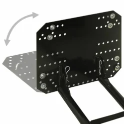 VIDAXL Chasse-neige Pour Vtt 115x38 Cm Noir -Promos Jardelis Boutique 6480d37b94d087.93308578