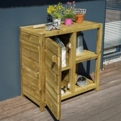 Table De Rempotage Avec étagères Et Porte - Essencia -Promos Jardelis Boutique 648276416f0fb5.38270291