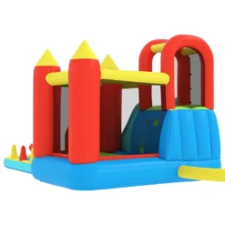 Happy Hop Château Gonflable Avec Toboggan Et Piscine 298x400x221 Cm -Promos Jardelis Boutique 648c44572a2fb7.55671765