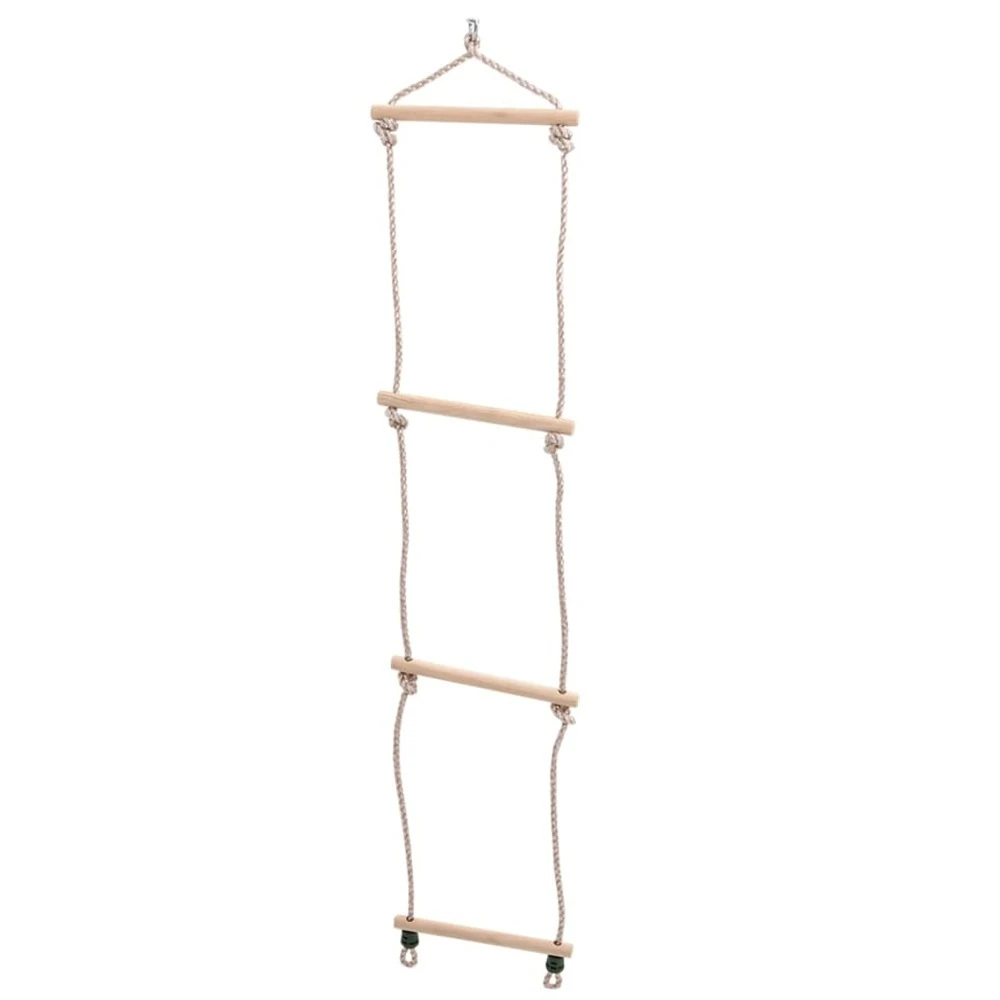 VIDAXL Siège De Balançoire Avec échelle De Corde Bleu Pe 5 VIDAXL Siège De Balançoire Avec échelle De Corde Bleu Pe – Image 5