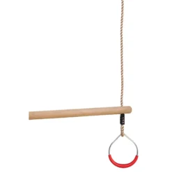 Trapèze En Bois Dur Avec Anneaux Métal Cordes En Polypropylène -Promos Jardelis Boutique 648c91b0b5cc64.21298132