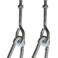 Lot De 2 Crochets Avec Mousquetons Pour Agrès