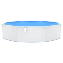 VIDAXL Piscine Ronde Avec Parois En Acier 550x120 Cm Blanc 10 VIDAXL Piscine Ronde Avec Parois En Acier 550x120 Cm Blanc -Promos Jardelis Boutique 64988b47098163.87628454