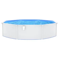 VIDAXL Piscine Ronde Avec Parois En Acier 550x120 Cm Blanc 9 VIDAXL Piscine Ronde Avec Parois En Acier 550x120 Cm Blanc -Promos Jardelis Boutique 64988b47179218.51226666