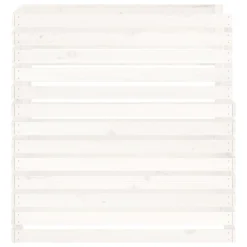 VIDAXL Composteur Blanc 100x100x102 Cm Bois Massif De Pin 12 VIDAXL Composteur Blanc 100x100x102 Cm Bois Massif De Pin -Promos Jardelis Boutique 6499e3c8952fe7.36165721