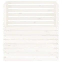 VIDAXL Composteur Blanc 100x100x102 Cm Bois Massif De Pin 11 VIDAXL Composteur Blanc 100x100x102 Cm Bois Massif De Pin -Promos Jardelis Boutique 6499e3c89b2e70.02321663