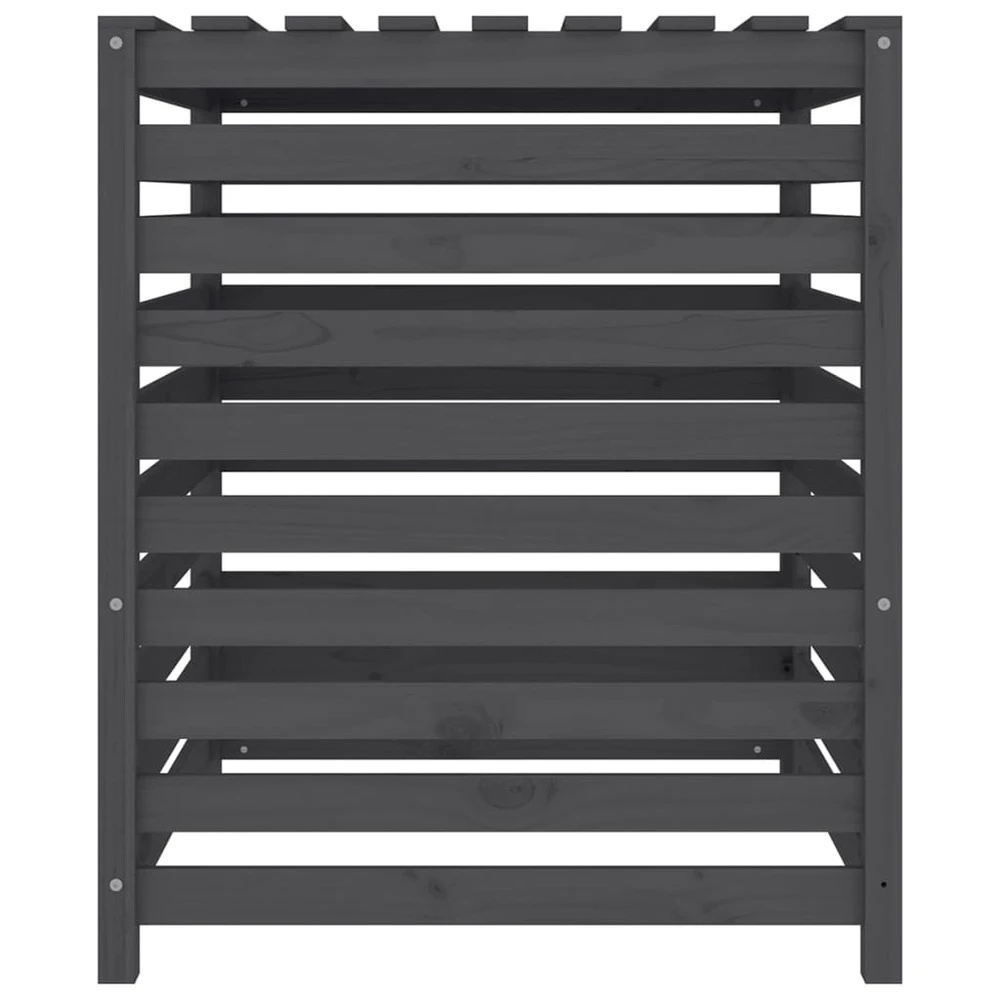 VIDAXL Composteur Gris 82,5x82,5x99,5 Cm Bois Massif De Pin 7 VIDAXL Composteur Gris 82,5x82,5x99,5 Cm Bois Massif De Pin – Image 7