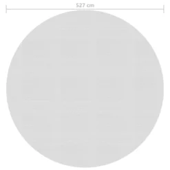 VIDAXL Film Solaire De Piscine Flottant Pe 527 Cm Gris 7 VIDAXL Film Solaire De Piscine Flottant Pe 527 Cm Gris -Promos Jardelis Boutique 6c0aa0b9a3be2190