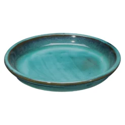 Soucoupe Azuléjos En Terre Cuite émaillée Bleue - D.23cm -Promos Jardelis Boutique 952345 1710664