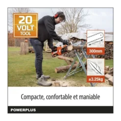Tronçonneuse A Batterie 20v Dual Power Powdpg7570 - Guide De 300 Mm - Livrée Sans Batterie Ni Chargeur -Promos Jardelis Boutique c67e29ecb60bcbc4