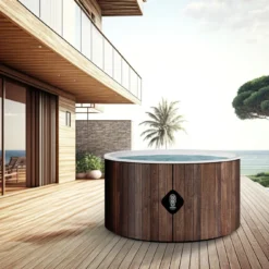 COCO SPA HELSINKI Spa Gonflable | 180 Cm De Diamètre | 1100 Litres | Moteur 2040 W | Jusqu'à 6 Personnes | Massage 140 Jets -Promos Jardelis Boutique d6f407527bd4eec0