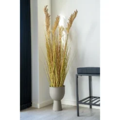 Amalfi Flowerpot Pot De Fleurs En Gris Beige -Promos Jardelis Boutique d8fb8823576b1de0